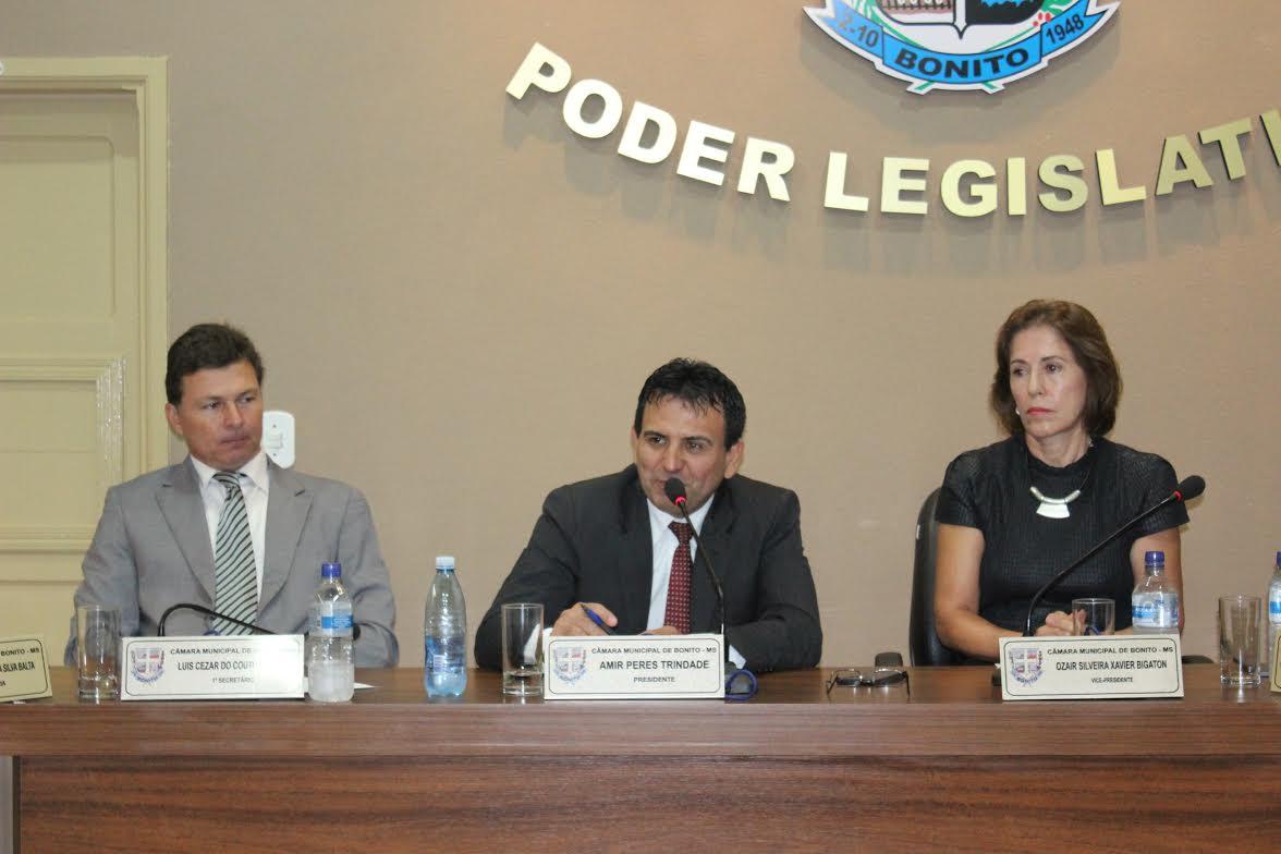 Após Recesso Parlamentar Câmara de Bonito Retorna aos Trabalhos Legislativos em 2016