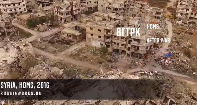 Vídeo: drone capta imagens da destruição deixada pela guerra na Síria