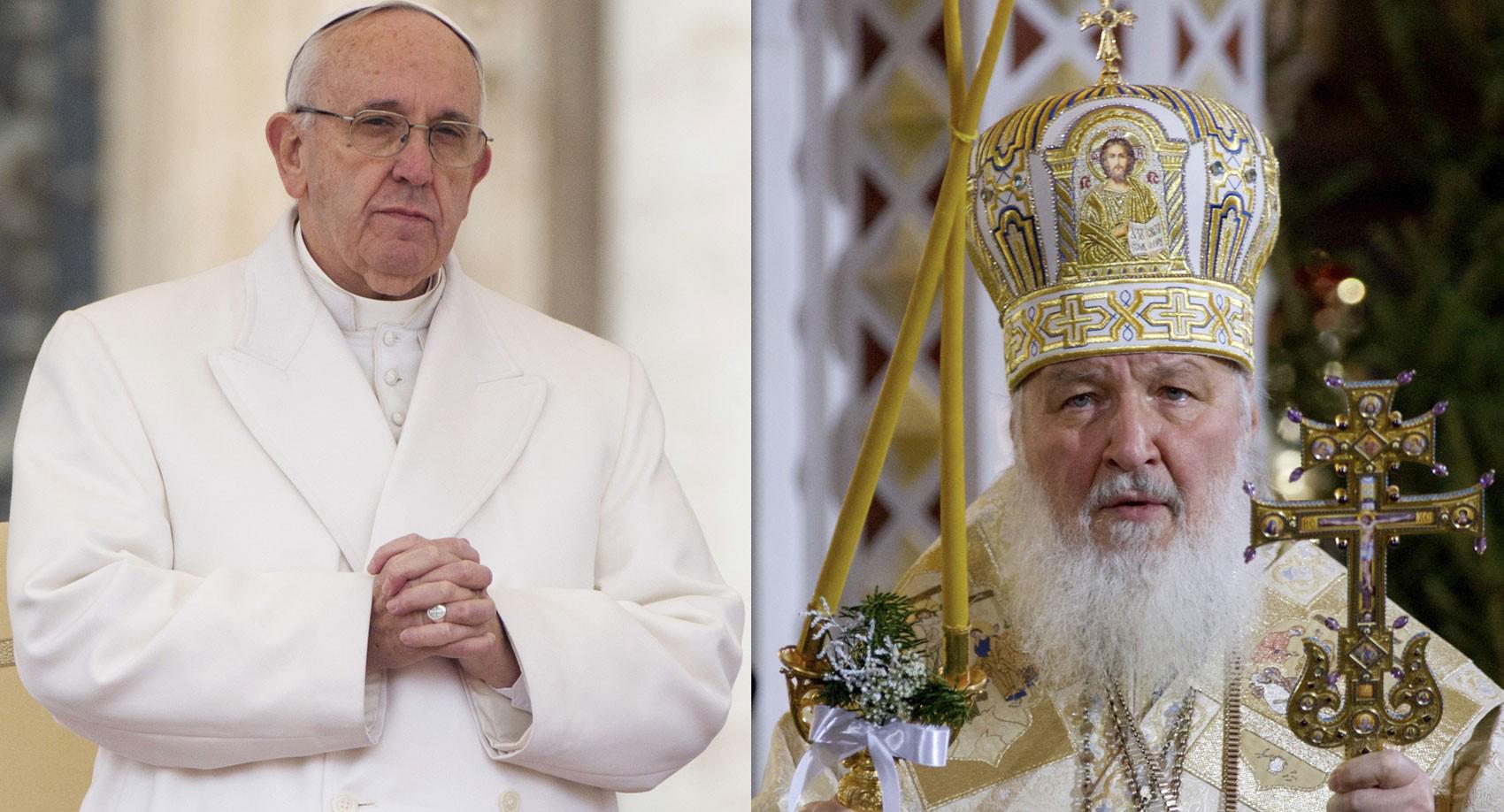 Papa e patriarca russo Kirill reúnem-se hoje