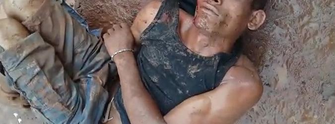 VÍDEO: suspeito de tentar furtar residência é amarrado e espancado por populares