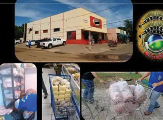 Ação conjunta apreende três toneladas de mercadorias impróprias para consumo em MS