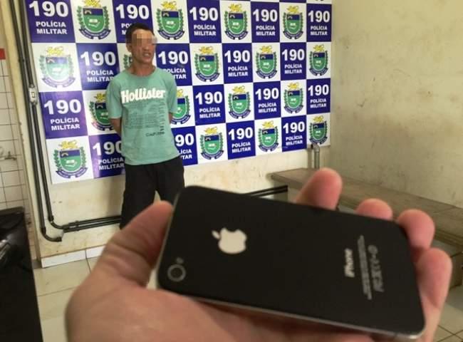 Bandido rouba iPhone e é preso negociando aparelho por 'cenhão'