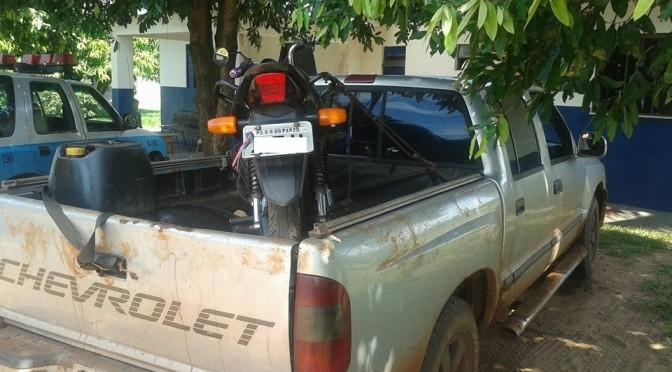 PM do Distrito de Nova Casa Verde e de Santa Rita do Pardo recuperam veículos furtados