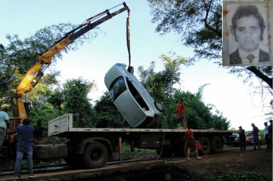 Carro e corpo de douradense são encontrados dentro de córrego