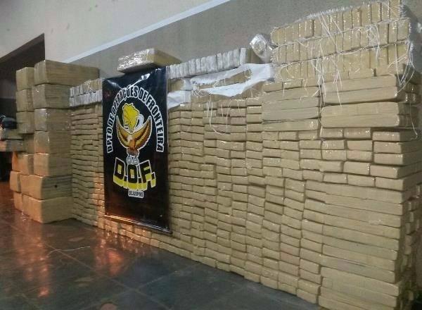 DOF apreendeu 59 toneladas de drogas nos últimos 14 meses