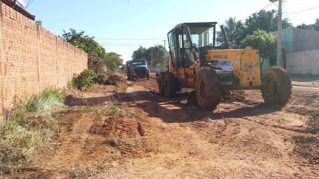 Secretaria de Obras realiza trabalho intensivo na área rural e urbana de Bonito