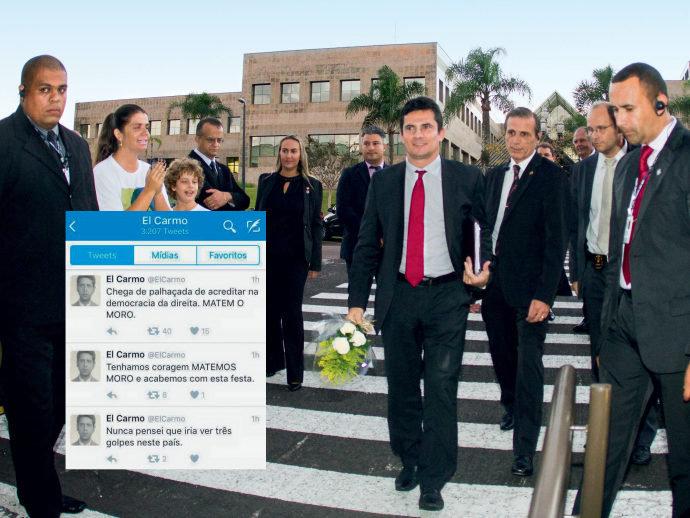 Ameaças de morte elevam segurança em torno de Moro