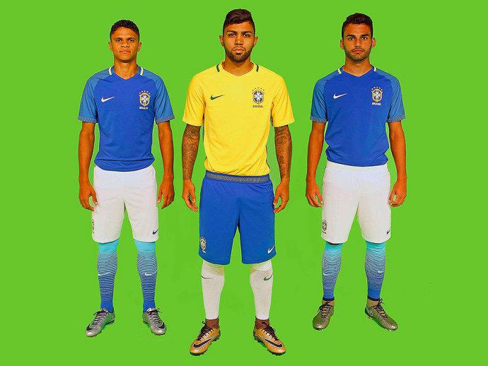 CBF desiste de calção amarelo e divulga novos uniformes da seleção