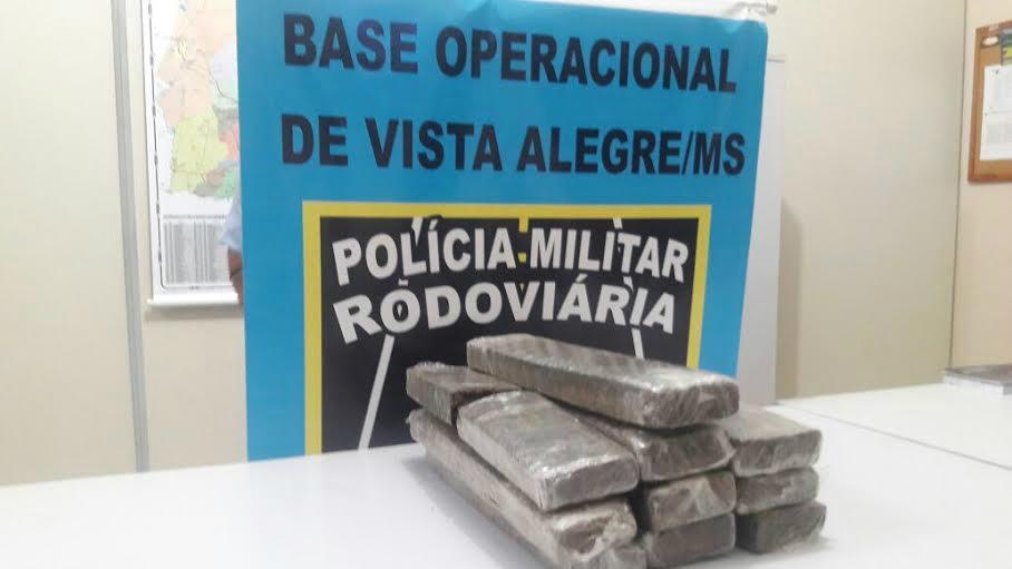 Adolescente é flagrado com maconha que seria levada para o Mato Grosso