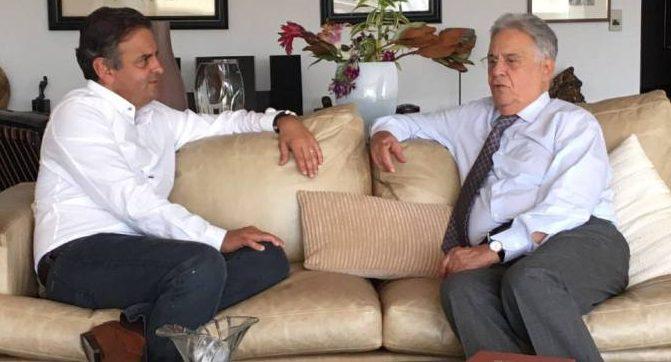 Aécio se encontra com FHC em São Paulo