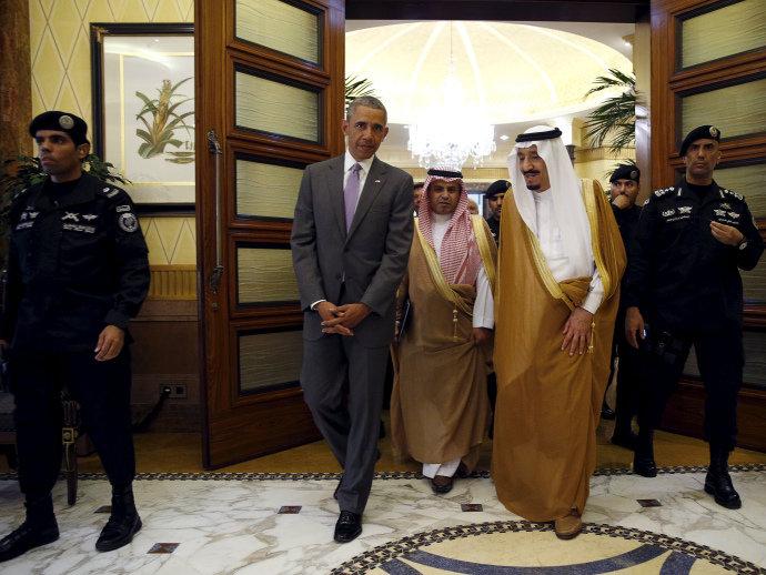 Obama chega a Riad para reunião com rei saudita