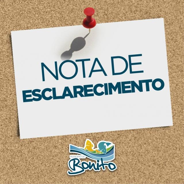 Prefeitura de Bonito divulga nota sobre denúncia de esgoto e lixão a céu aberto