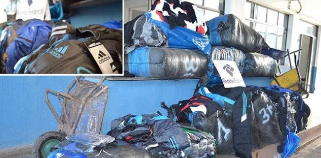 Receita Federal apreende 1,5 toneladas de roupas, armas e animais silvestres na fronteira