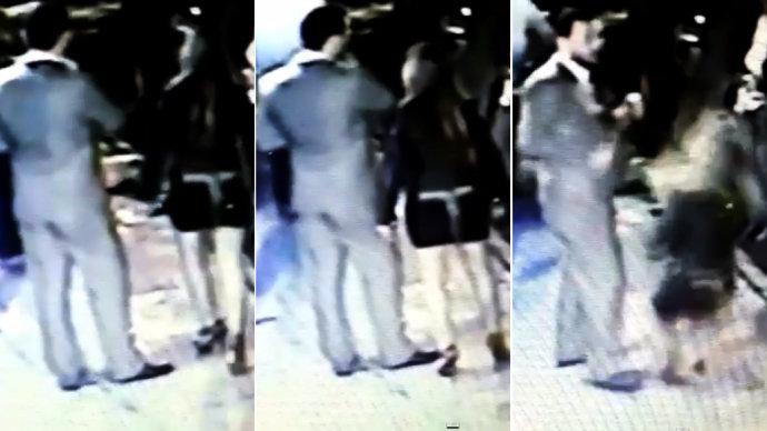 Autor de cotovelada brutal contra mulher deixa prisão