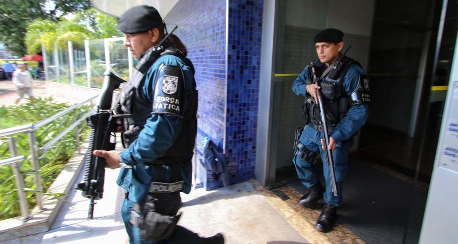 Assalto cinematográfico em Campo Grande