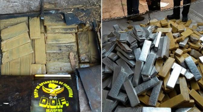 DOF apreende 520 Kg de maconha e prende caminhoneiro por tráfico