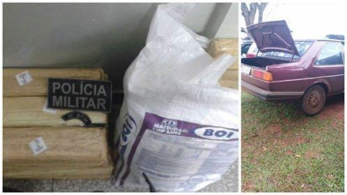 Homem é preso com 48 kg de maconha em painel de veículo