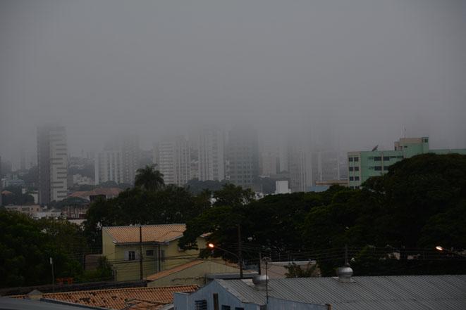 Temperatura não passa dos 25ºC e pode chover na Capital