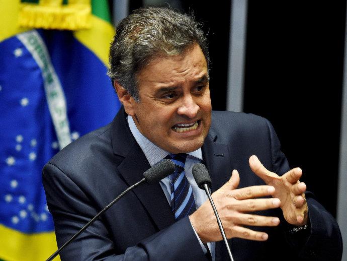 ‘Não existe nenhuma acusação ao PSDB’, diz Aécio sobre Jucá