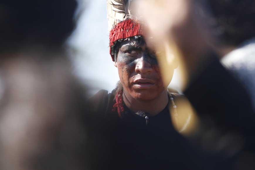 Índios só deixarão área quando problema for resolvido