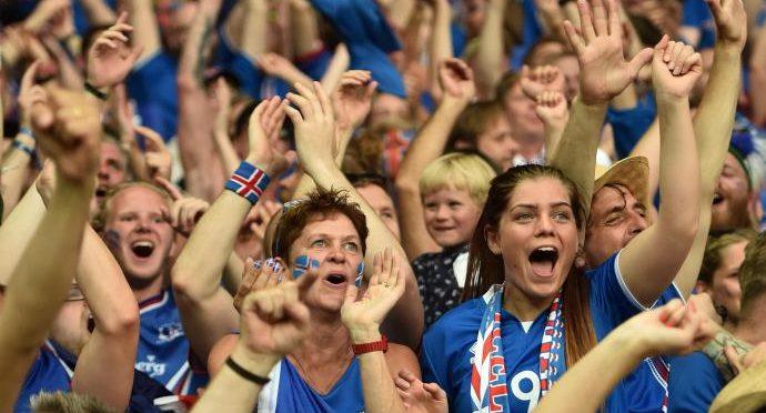 Euro-2016: façanha da Islândia teve 99,8% de audiência na TV do país