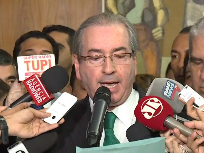 Confira a íntegra da carta de renúncia de Eduardo Cunha