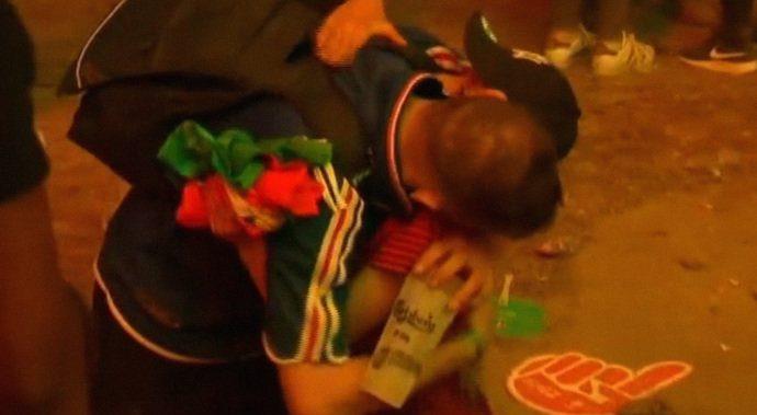 Abraço de garoto português sela a ‘Euro da paz’