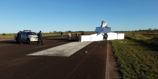 Queda de avião no aeroporto de Pedro Juan Caballero deixa dois mortos