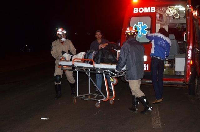 Motociclista fica gravemente ferido em acidente na MS-141