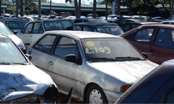 Acúmulo de veículos no Detran é crime, avalia juiz