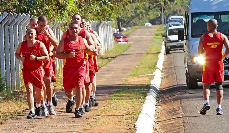 Candidatos do concurso para Corpo de Bombeiros de MS fazem TAF neste fim de semana
