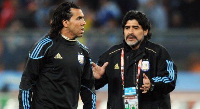 Maradona critica Tevez por vexame do Boca Juniors