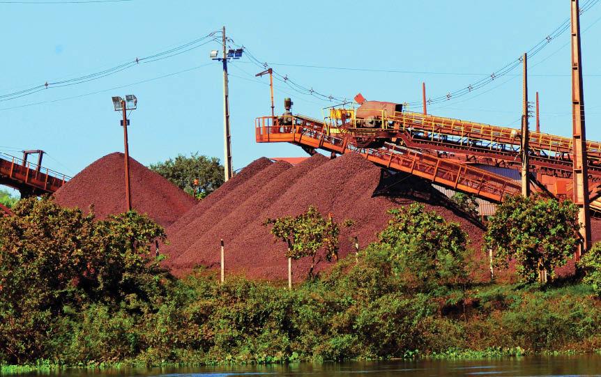 Produção de minério de ferro da Vale cai 55,2% em Corumbá