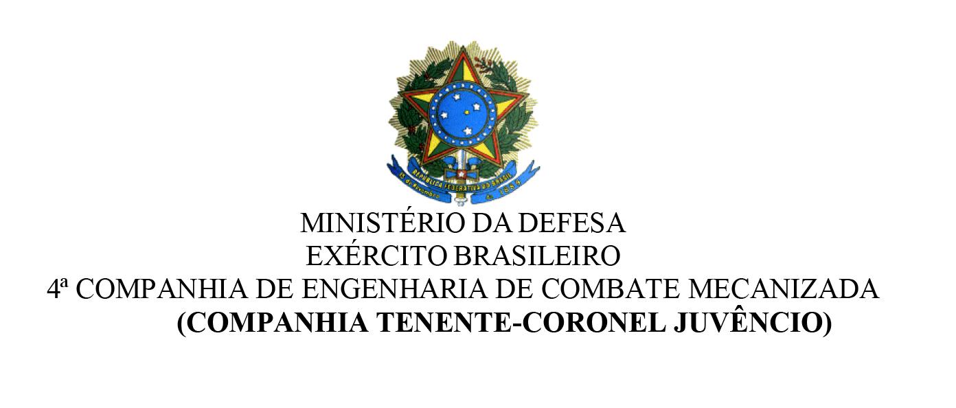 Nota à imprensa local de abertura de licitação Exército Brasileiro