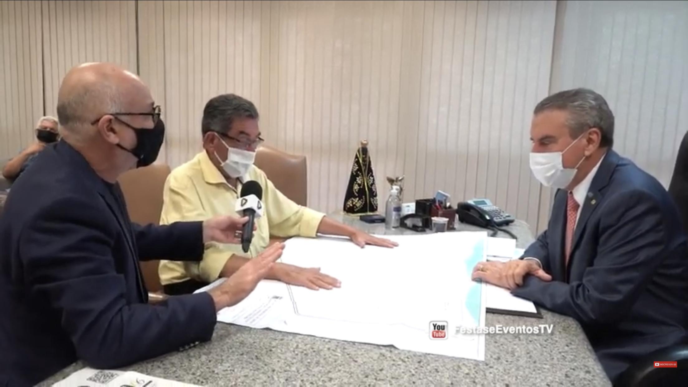 Prefeito Nelson Cintra apresenta projetos a Governador em exercício Paulo Corrêa