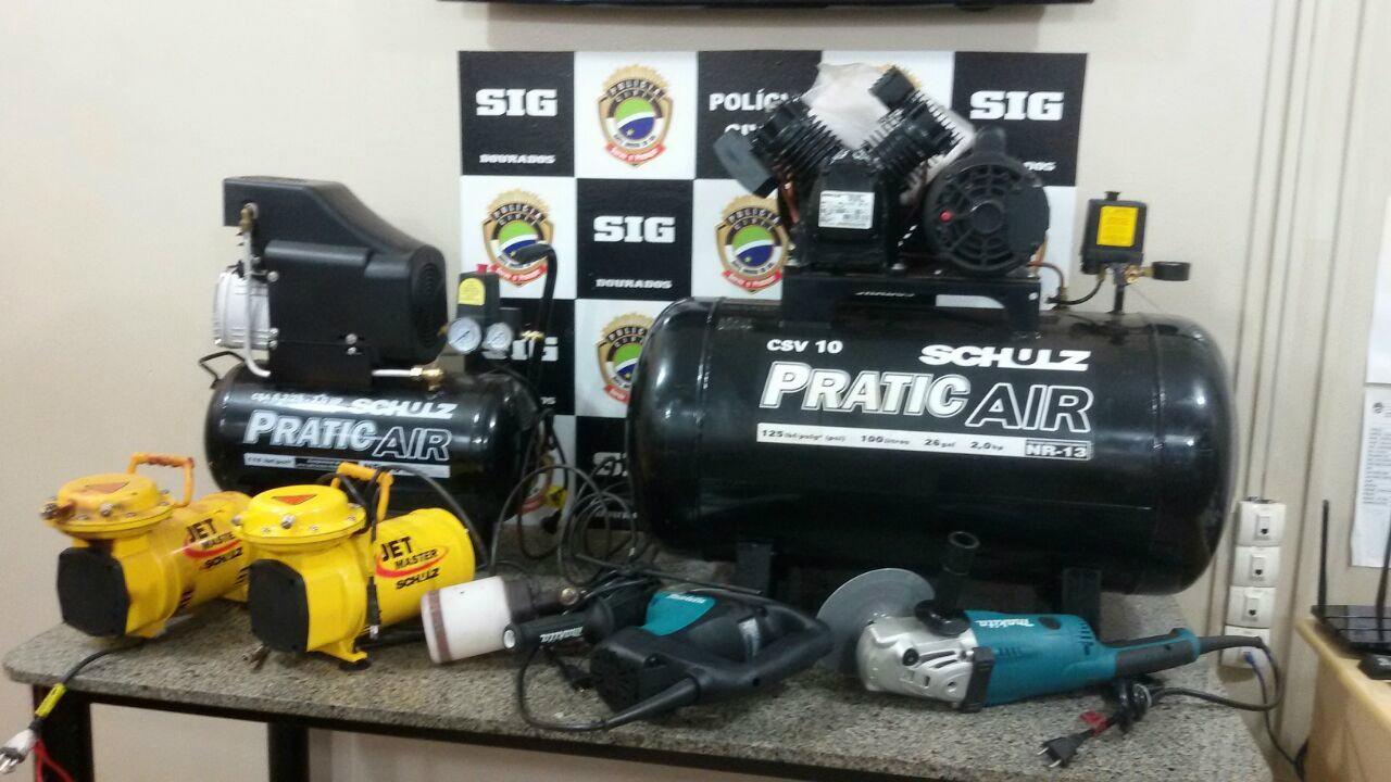 Após ser preso, jovem entrega furto a loja e produtos são recuperados