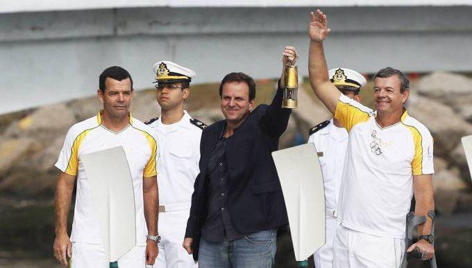 Chama olímpica chega ao Rio a dois dias da abertura dos Jogos