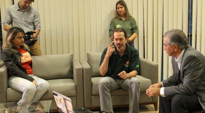 Governador concede entrevista para documentário da BBC de Londres sobre o Tatu-Canastra