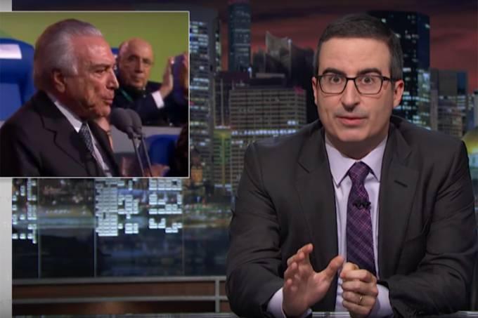 Temer poeta e Gisele aposentada viram piada para John Oliver
