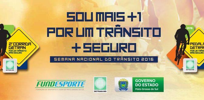 Detran abre inscrições para corrida e pedalada de Campo Grande