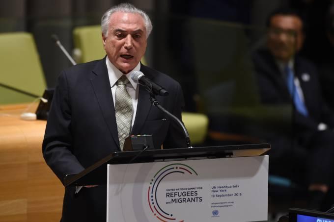 Temer defende acolhimento de refugiados em evento na ONU