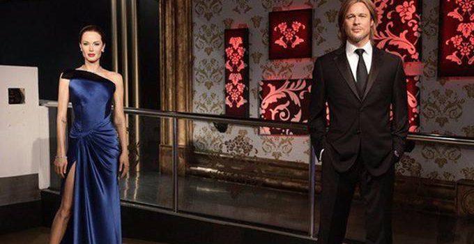 Pós-divórcio: museu separa estátua de cera de Angelina e Pitt