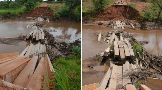 Passados 8 meses, ponte na rodovia MS-382 continua sem conserto