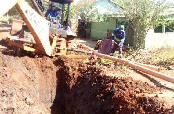 Sanesul amplia sistema de esgoto em Jardim