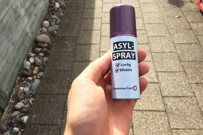 Partido dinamarquês distribui spray ‘anti-imigrantes’