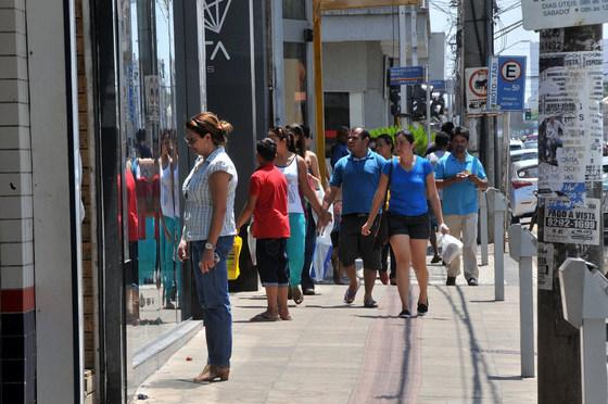 Greve dos bancos prejudica vendas no comércio da Capital