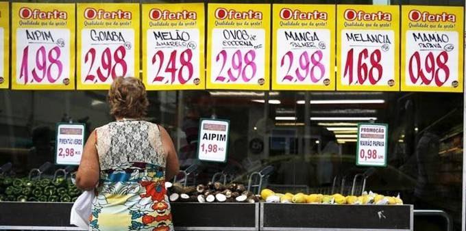 Focus: estimativa de inflação para 2016 volta a cair