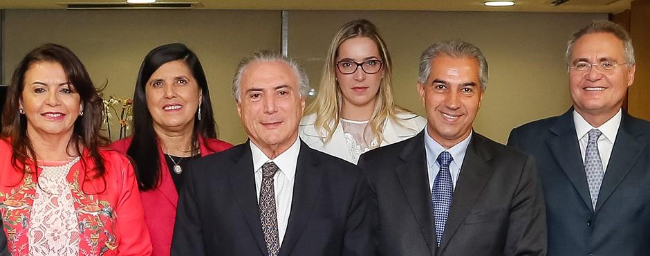 Reinaldo pede socorro financeiro a Michel Temer