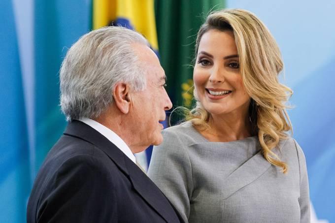 Marcela Temer assume programa social nesta quarta-feira