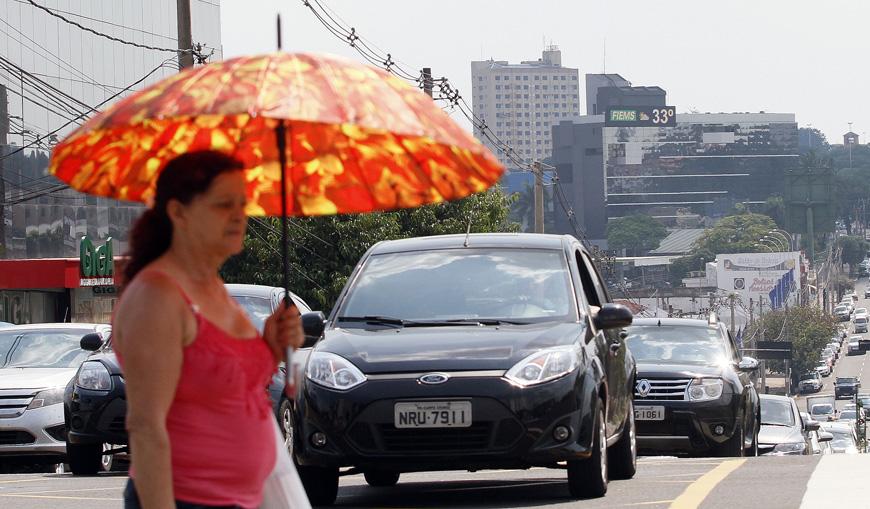 Calor castiga e sensação térmica chega a 41ºC na Capital